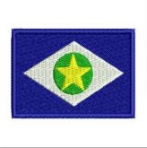 Bandeira do Maro Grosso bordado - patch