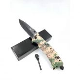 canivete tática Militar Automático Saque Rápido de pederneira de magnésia