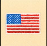 Bandeira do Estados Unidos bordado - patch