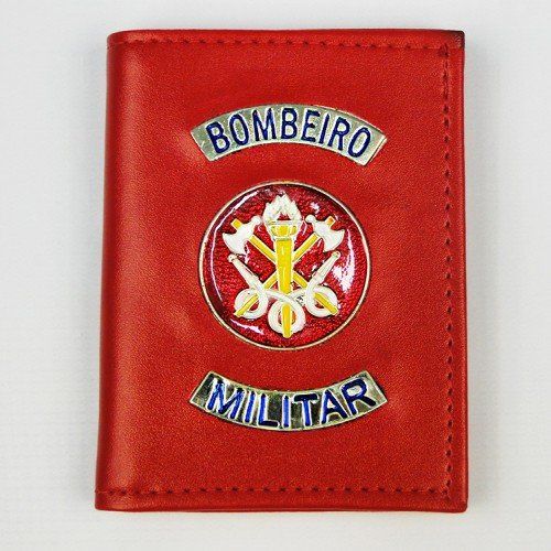 Carteira com Brasão Bombeiro Militar