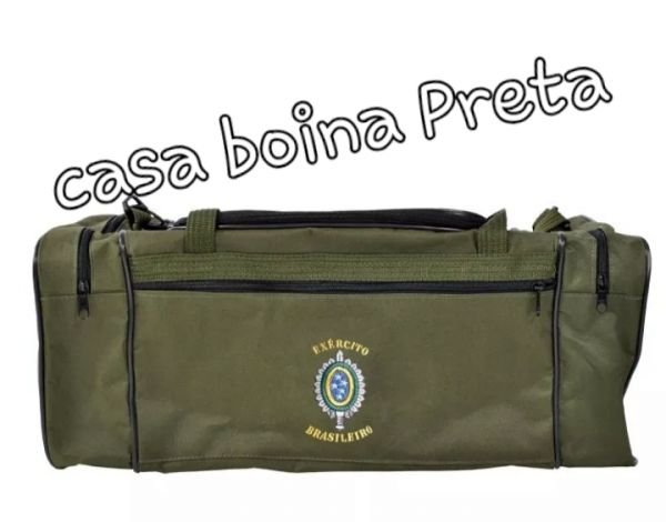 Bolsa Enxoval Brasão do Exército Verde