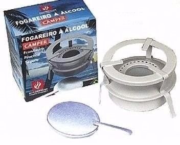 Fogareiro Portatil Espiriteira A Alcool Camping Camper